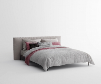 Modern Double Bed-ID:371661289