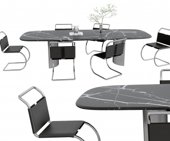 Modern Office Desk And Chair-ID:542968032