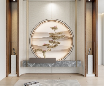 New Chinese Style Hallway-ID:798699992