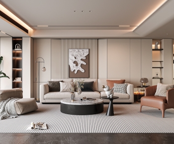Modern A Living Room-ID:379085064