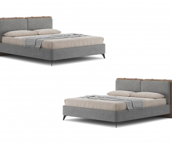 Modern Double Bed-ID:748360282