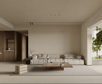Wabi-sabi Style A Living Room-ID:216346981