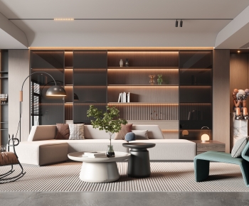 Modern A Living Room-ID:116349943