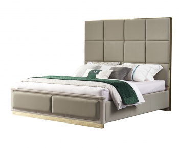 Modern Double Bed-ID:563180411