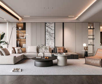 Modern A Living Room-ID:124609955