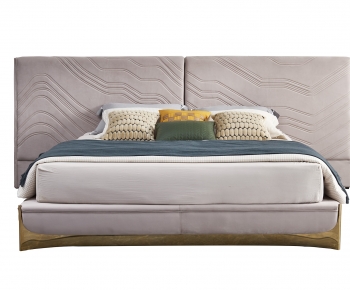 Modern Double Bed-ID:149860493