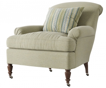 American Style Single Sofa-ID:489291911