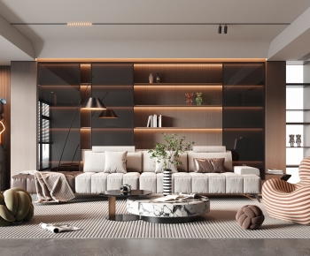 Modern A Living Room-ID:920696978