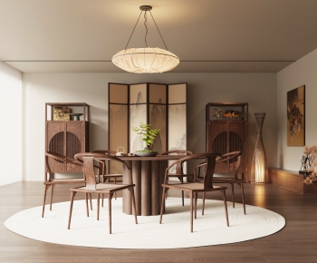 New Chinese Style Dining Room-ID:117878915