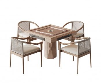 Wabi-sabi Style Mahjong Tables And Chairs-ID:382649908