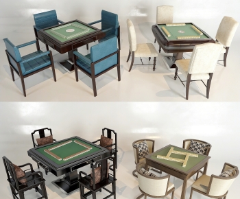 新中式麻将桌椅组合-ID:217283966