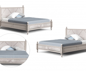 American Style Double Bed-ID:568471063