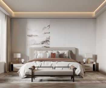 New Chinese Style Bedroom-ID:820497044