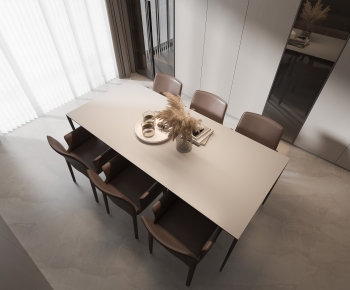 Modern Dining Table And Chairs-ID:962904932