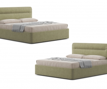 Modern Double Bed-ID:595455889