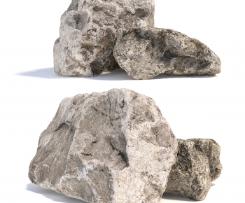 现代石头 石块-ID:812859571