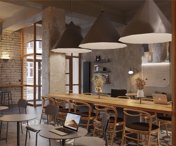 Industrial Style Cafe-ID:128542905