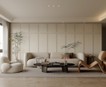 Wabi-sabi Style A Living Room-ID:608851918
