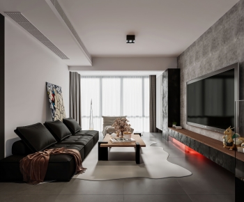 Modern A Living Room-ID:730576043