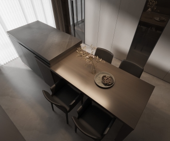Modern Dining Table And Chairs-ID:874233969