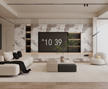Modern A Living Room-ID:491682055