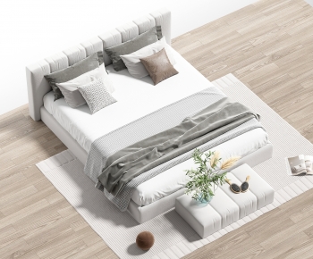 Modern Double Bed-ID:198801044