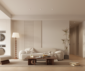 Wabi-sabi Style A Living Room-ID:398782972