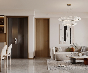 Wabi-sabi Style A Living Room-ID:902297022