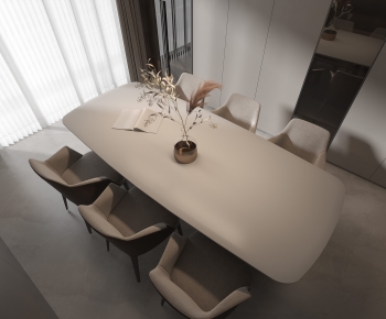 Modern Dining Table And Chairs-ID:763480905