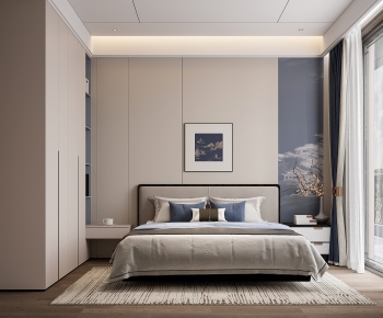 New Chinese Style Bedroom-ID:787470107