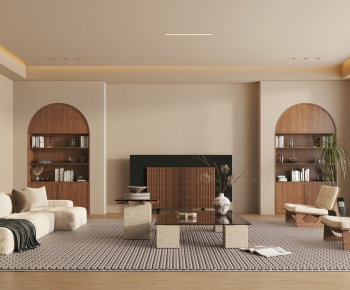 Wabi-sabi Style A Living Room-ID:420315986