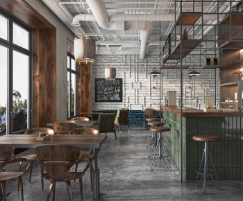 Industrial Style Cafe-ID:510057933