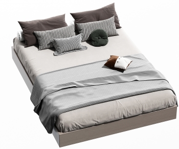 Modern Double Bed-ID:641377934