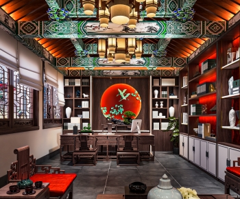 Chinese Style Manager's Office-ID:418611057