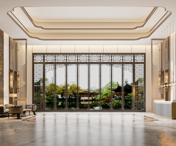 New Chinese Style Lobby Hall-ID:490072015