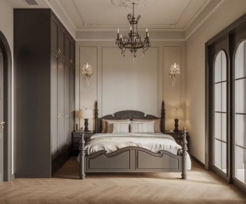 French Style Bedroom-ID:241848959