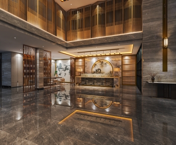 New Chinese Style Lobby Hall-ID:700398923
