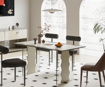 Modern Dining Table And Chairs-ID:802810913