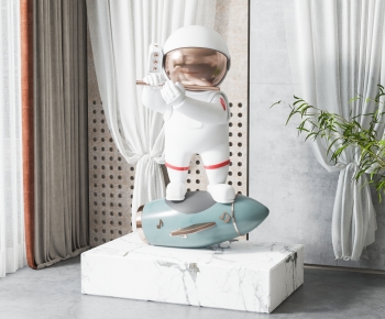 现代太空员雕塑摆件-ID:931827075