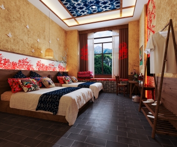 Chinese Style Guest Room-ID:898962976