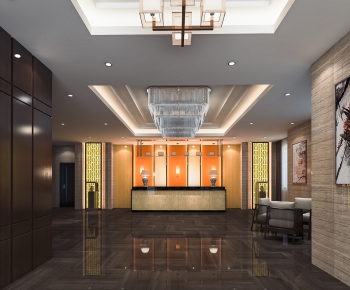 New Chinese Style Lobby Hall-ID:650948055