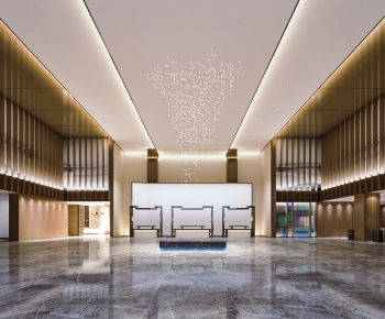 New Chinese Style Lobby Hall-ID:296727901