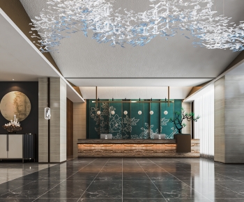 New Chinese Style Lobby Hall-ID:989239933