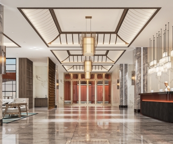 New Chinese Style Lobby Hall-ID:482561111