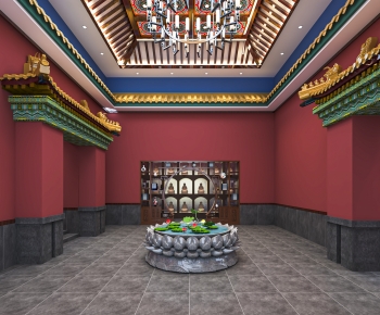 Chinese Style Lobby Hall-ID:884907964