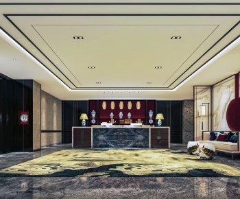 New Chinese Style Lobby Hall-ID:607403991