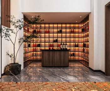 New Chinese Style Wine Cellar/Wine Tasting Room-ID:407125959