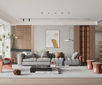 Modern A Living Room-ID:889931924