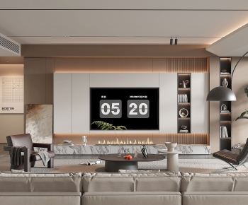 Modern A Living Room-ID:529346944