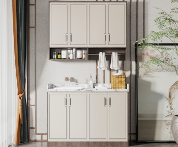 New Chinese Style Bathroom Cabinet-ID:759358887
